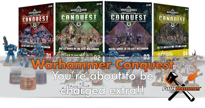 Frais supplémentaires de Warhammer Conquest