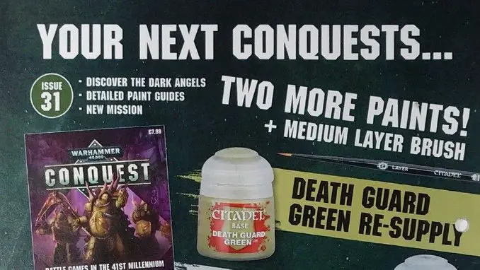 Warhammer Conquest Issues 31 & 32 Contents