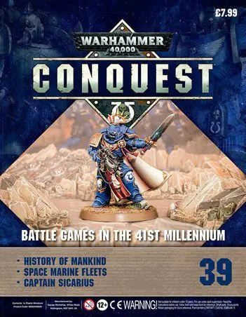 Warhammer Conquest Edición 39 Contenido de la portada