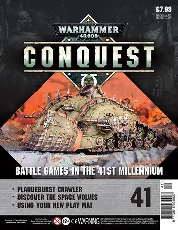 Warhammer Conquest Edición 41 Contenido de la portada