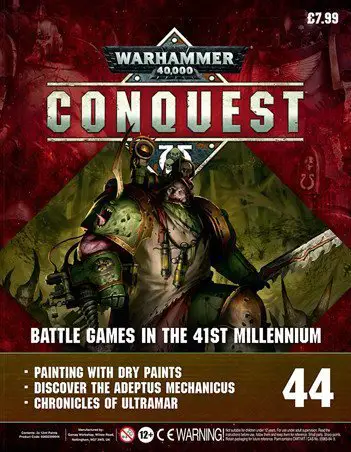 Warhammer Conquest Edición 44 Contenido de la portada