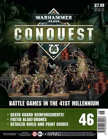 Sommario della copertina di Warhammer Conquest 46