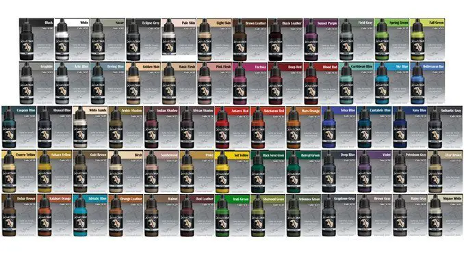 Le migliori vernici per modelli di miniature e wargames - Scala 75 colori scala