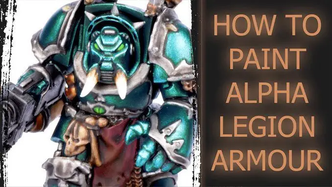 Comment peindre le didacticiel Alpha Legion