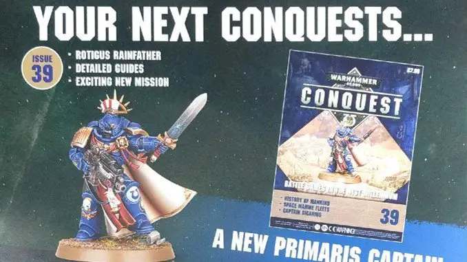 Sommaire des numéros 39 et 40 de Warhammer Conquest - En vedette