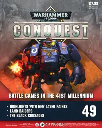 Contenu de la couverture de Warhammer Conquest Issue 49