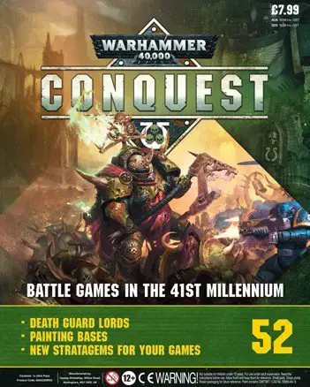 Warhammer Conquest Issue 52 Contenido de la portada