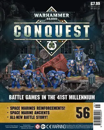 Sommario della copertina di Warhammer Conquest 56