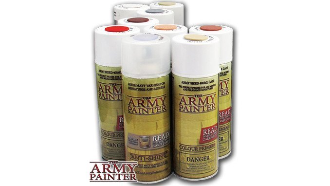 Review: The Army Painter Colour Primers & Anti Shine Matt Varnish