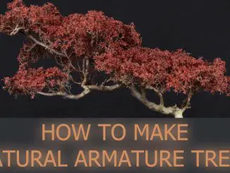Come realizzare alberi di armature naturali - In primo piano