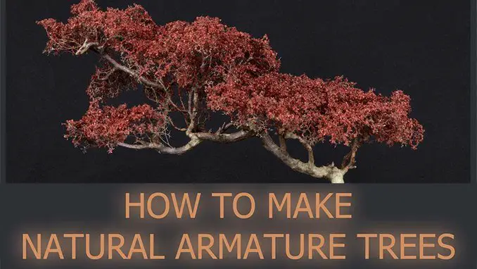 Come realizzare alberi di armature naturali - In primo piano