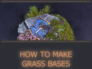 Cómo hacer bases de hierba estática para miniaturas y modelos de juegos de guerra - Destacado