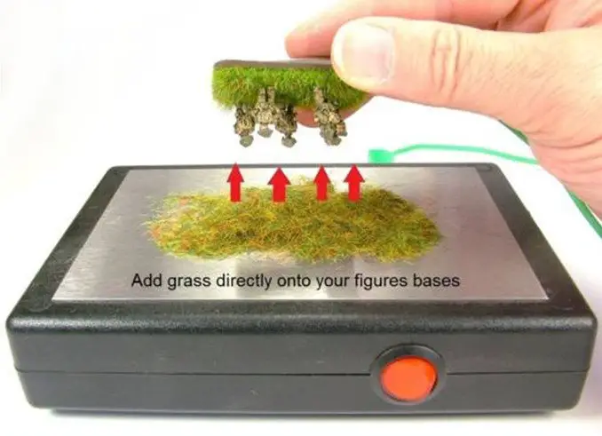 How to Make Static Grass Bases for Miniatures & Wargames Models - Static Grass Appicator