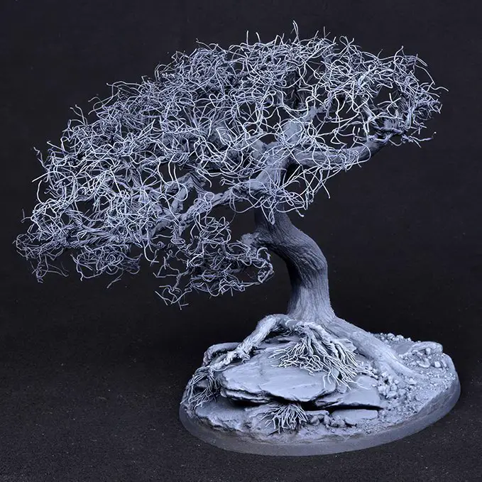 Come creare alberi per miniature e modelli di Wargames - Passaggio 4