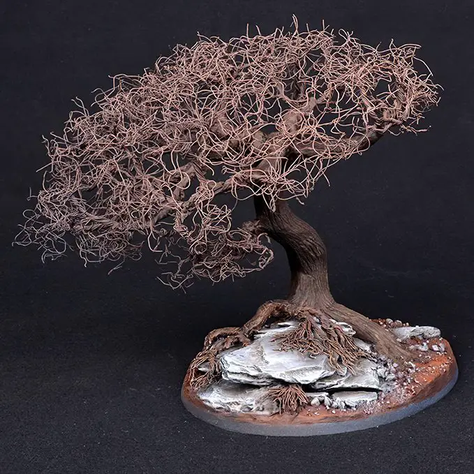 Comment faire des arbres pour les modèles de figurines et de jeux de guerre - Étape 5