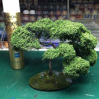 Come creare alberi per miniature e modelli di Wargames - Passaggio 6b