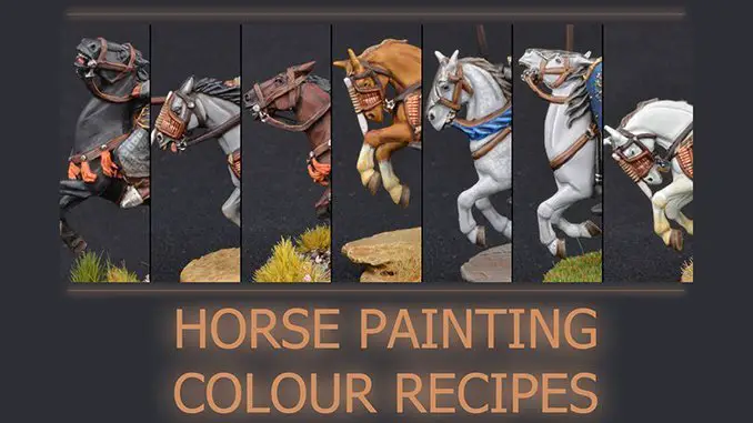 How to Paint Miniature Horses for Wargames - Featured