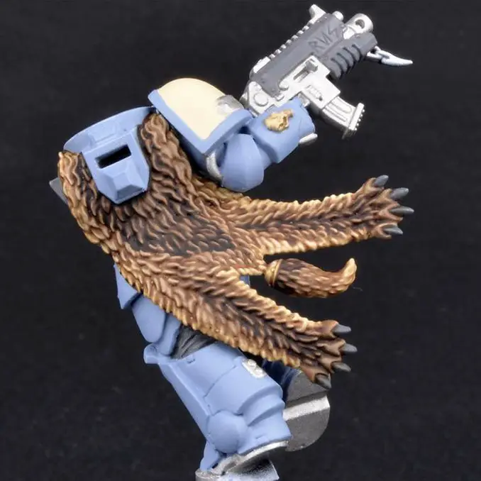 How to Paint Space Wolves Armour - Step 3