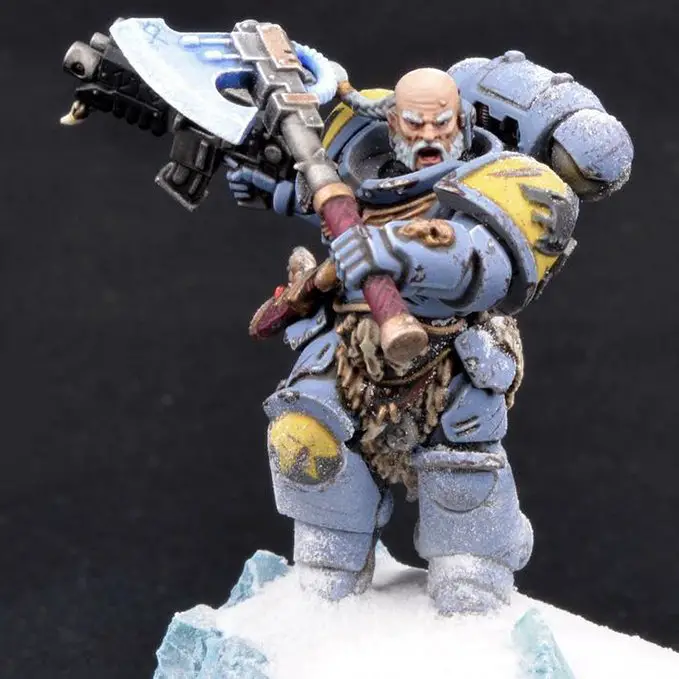 How to Paint Space Wolves Armour - Step 9