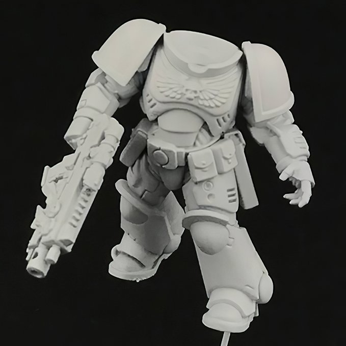 Wie man Imperial Fists Armor malt - Schritt 1