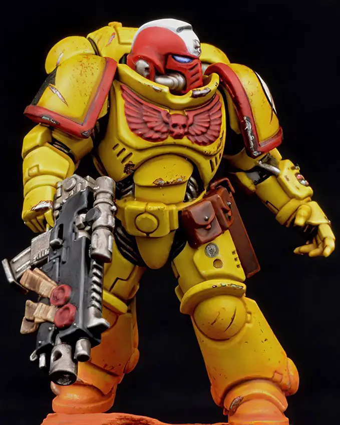 How to paint Imperial Fists Armour - Step 7