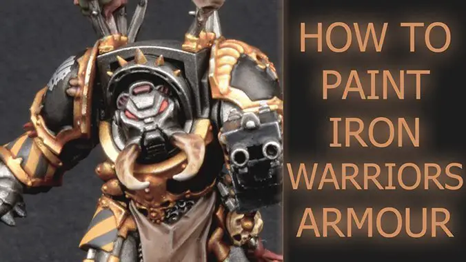 How to paint Iron Warriors Chaos Space Marines - Featured