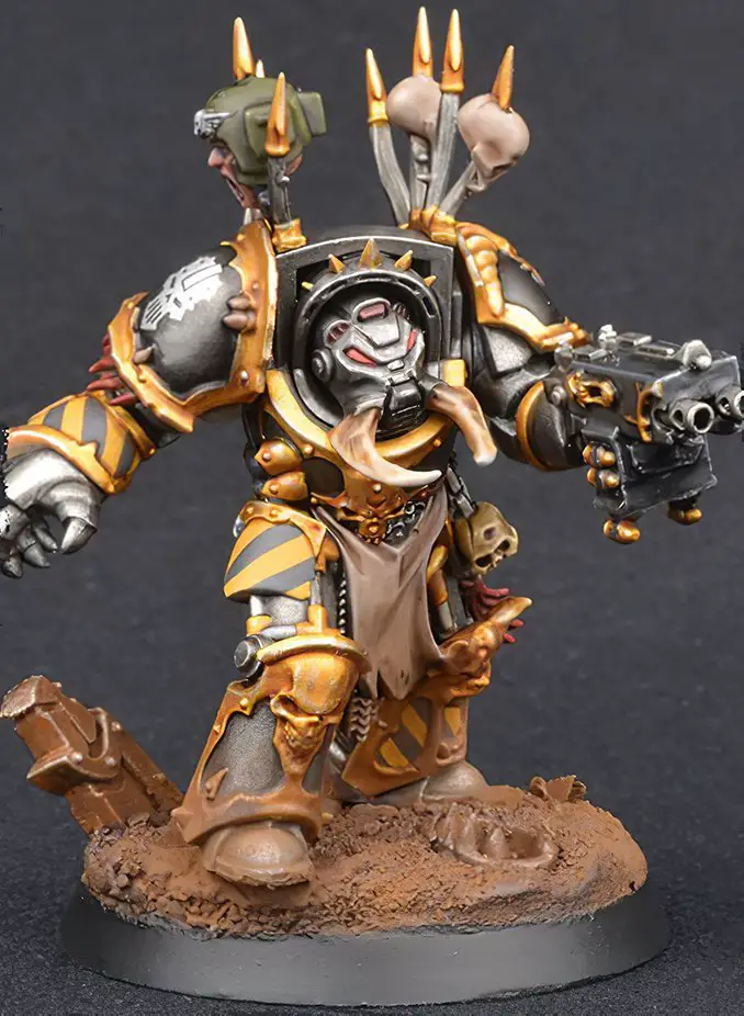 Comment peindre les Space Marines du Chaos Iron Warriors - Étape 5