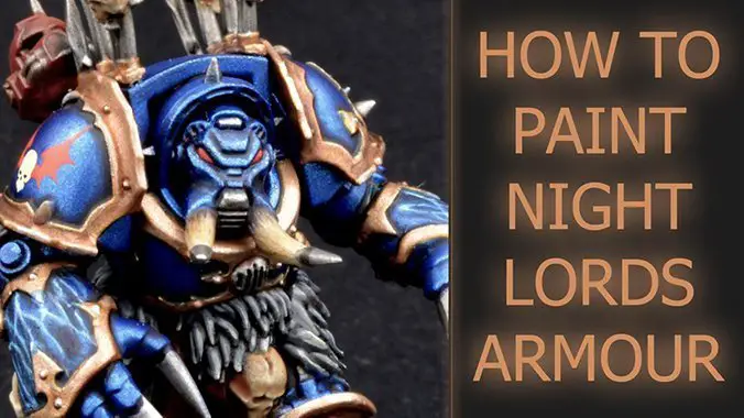 How to paint Night Lords Armour - Featured