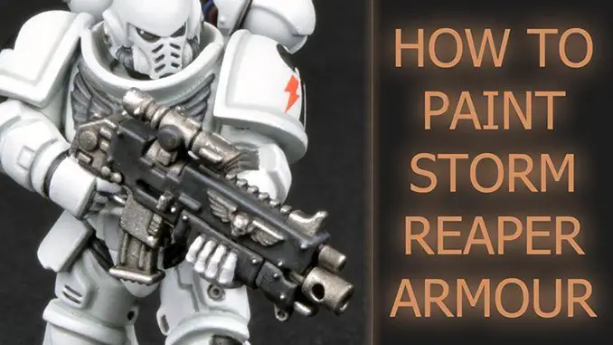 Come dipingere Storm Reapers Armor - In primo piano