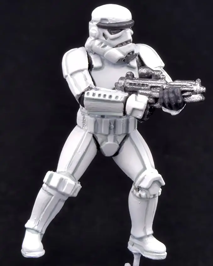 Cómo pintar Storm Trooper Armor - Paso 3