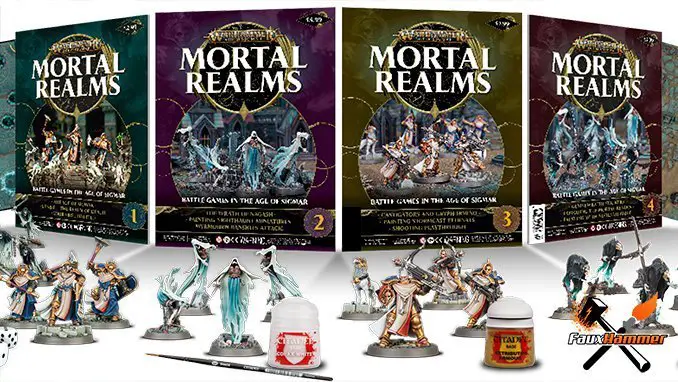 Martal Realms - Collezione Warhammer Age of Sigmar Partworks - Numeri 1-4