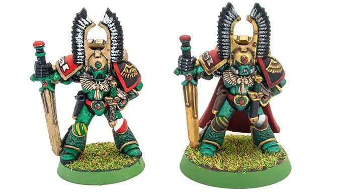 Turbodork Paint range review for Miniatures & Wargames Models - Dark Angel 6 - Comparaison