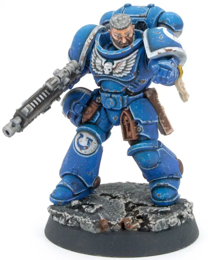 Rosemary & Co - Series 33 Brush Review for Miniatures Ultramarine Squad Leader