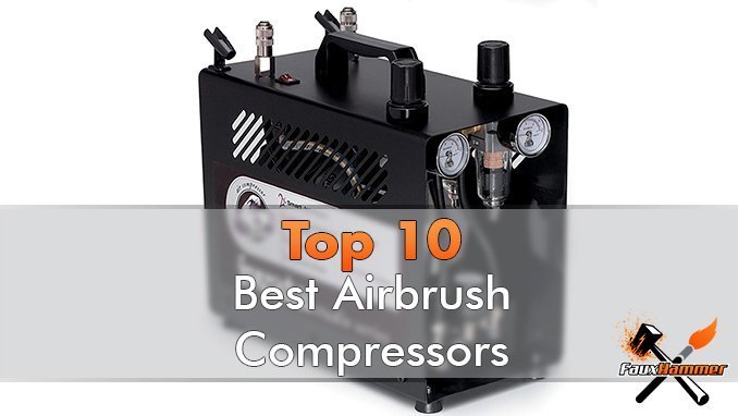 Best Airbrush Compressor for Miniatures & Models - Featured