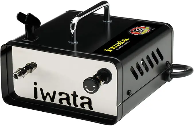 Bester Airbrush-Kompressor für Miniaturen und Modelle - Iwata Ninja Jet Compressor