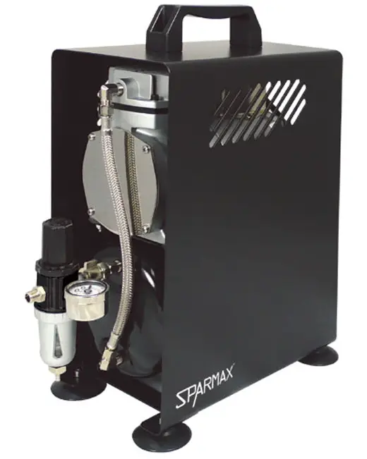 Best Airbrush Compressor for Miniatures & Models - Sparmax TC-610H