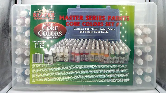 Reaper Miniatures MSP Master Series Peintures MSP - Core Colors Set 1 Review - Boxed