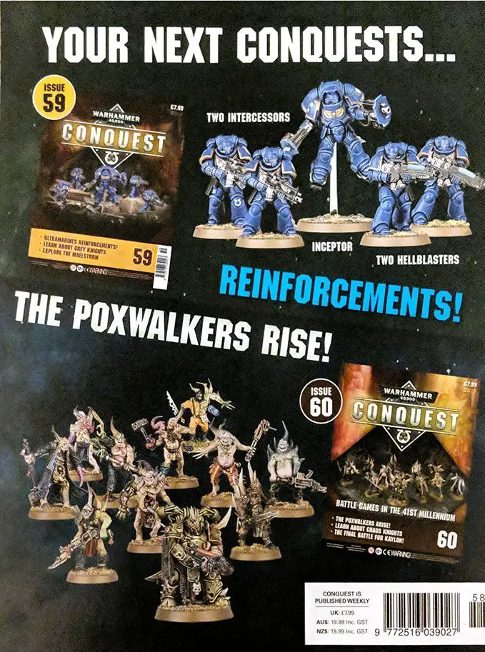 Warhammer Conquest Issues 59 & 60 Contenido