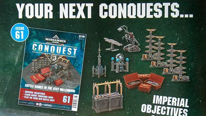 Sommaire des numéros 61 et 62 de Warhammer Conquest - Sélection