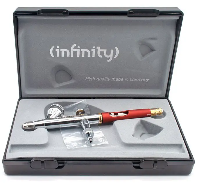 Harder & Steenbeck - Infinity CR Plus Review für Miniaturen - Unboxing 4. Fall offen