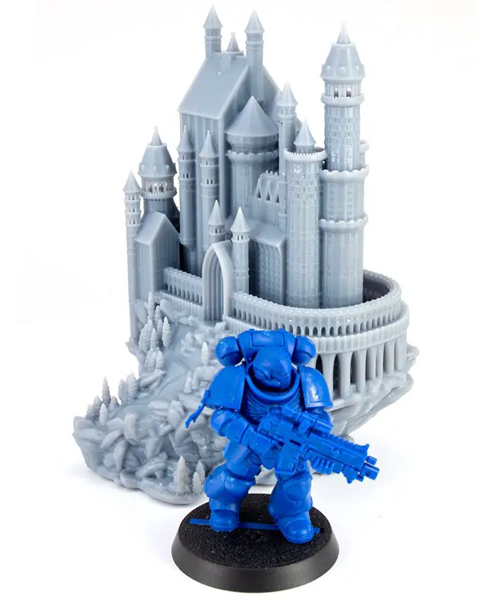 Anycubic Photon S Bewertung für Miniaturen - Castle