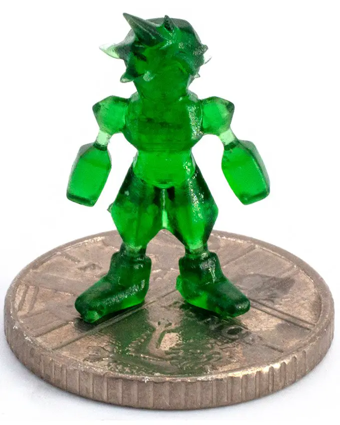 Anycubic Photon S Review für Miniaturen - Wolke auf 5 Pence Stück