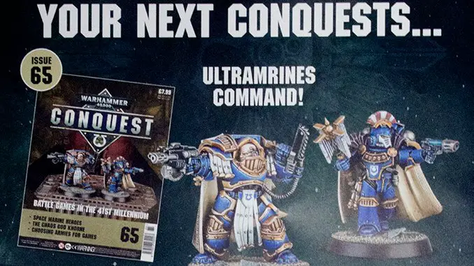 Sommaire des numéros 65 et 66 de Warhammer Conquest - En vedette