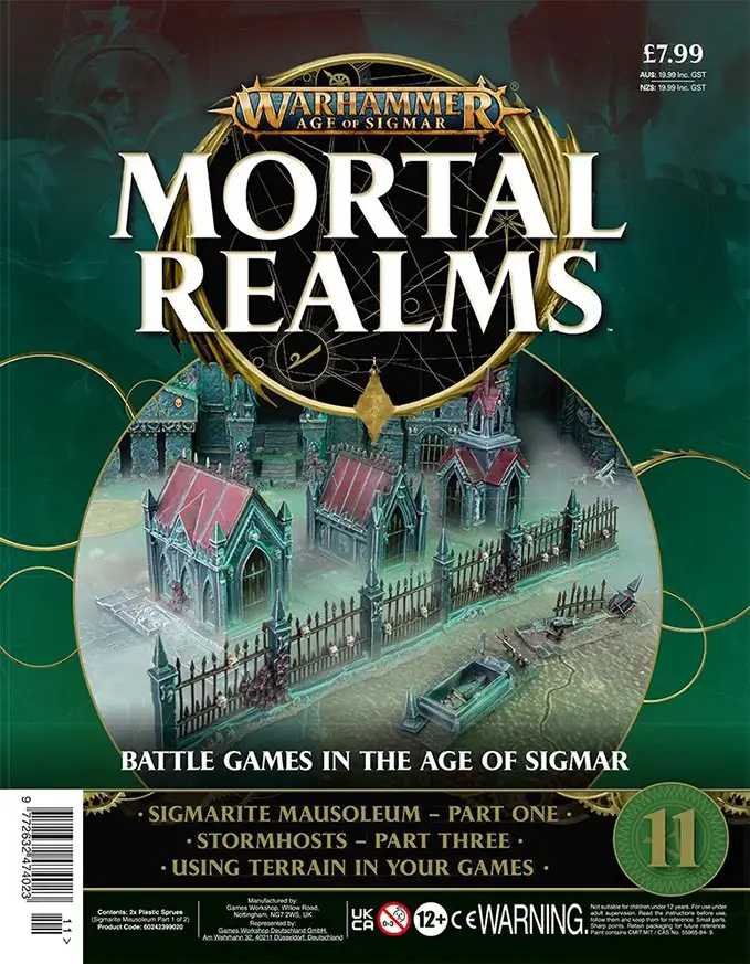 Magazine Warhammer Mortal Realms - Numéro 11 Contenu Couverture