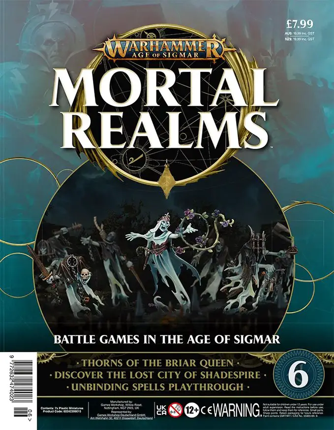 Revista Warhammer Mortal Realms - Número 6 Contenido Portada