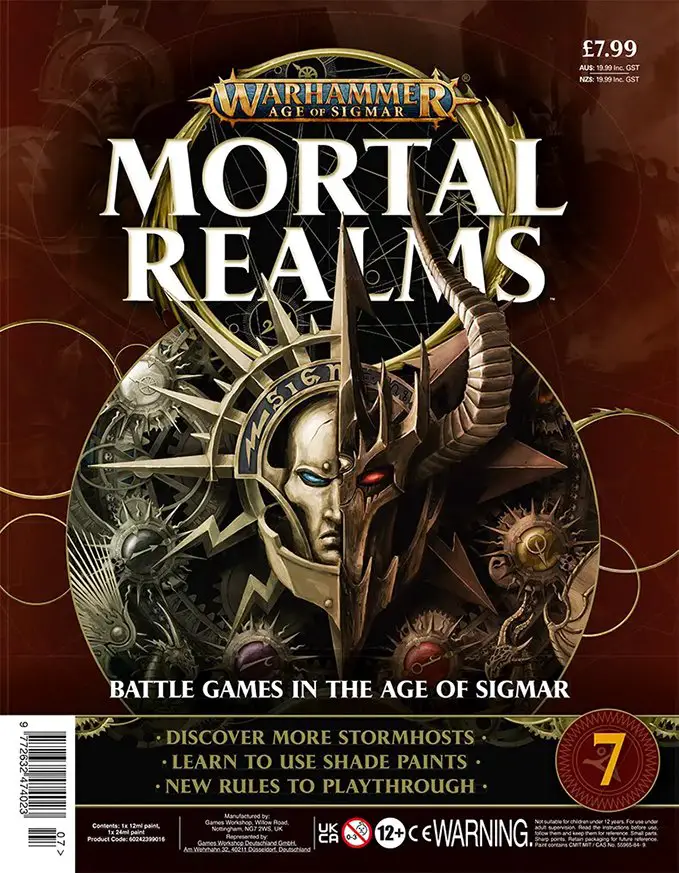 Warhammer Mortal Realms Magazine - Número 7 Contenido Portada