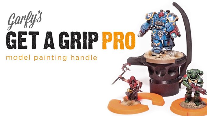 Meilleure poignée de peinture de loisir pour miniatures et modèles - Garfy Get a Grip