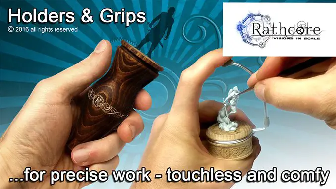 Poignée de peinture: RGG360 Miniature Holder V2 from RedgrassGames