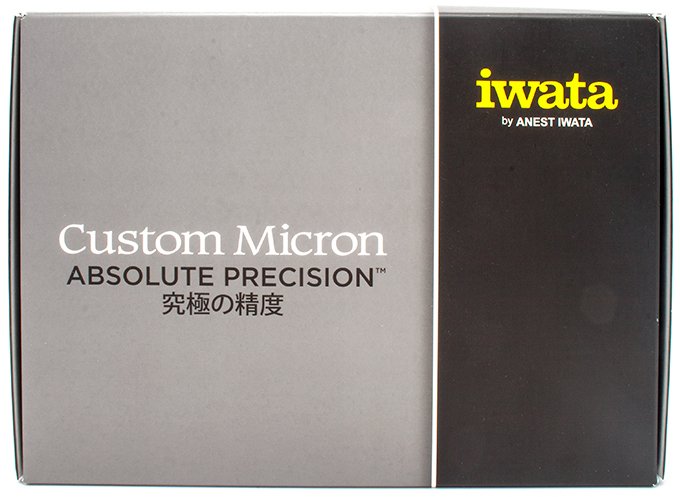 Iwata Custom Micron CM-B Airbrush Bewertung für Miniatur & Modelle - Unboxing - Box