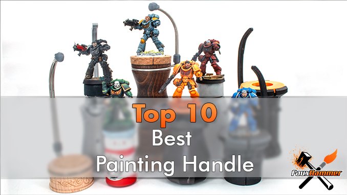 El mejor mango de pintura para hobby para miniaturas y modelos - Destacado